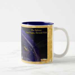 Caneca De Café Em Dois Tons A Esfera de Las Vegas