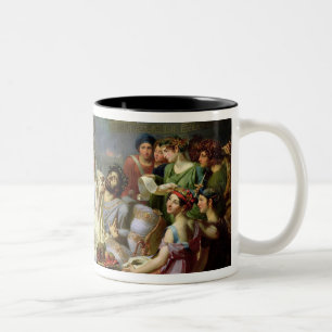 Caneca De Café Em Dois Tons A espada de Damocles