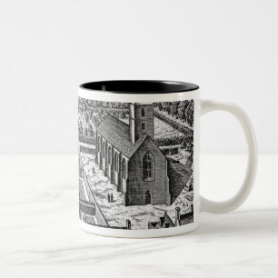 Caneca De Café Em Dois Tons A faculdade de Glasgow, 'de Theatrum
