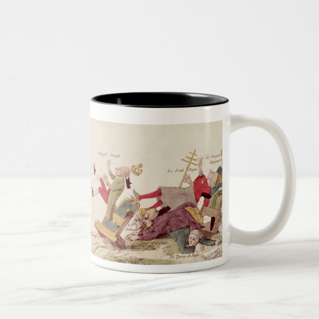 Caneca De Café Em Dois Tons A faísca elétrica de Liberty (Direita)