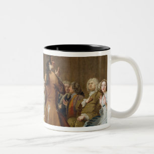 Caneca De Café Em Dois Tons A família de Harlowe, do Clar de Samuel Richardso