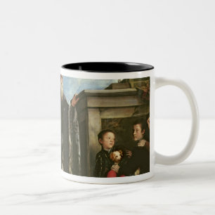 Caneca De Café Em Dois Tons A família de Vendramin, 1543-47 (óleo em canvas)