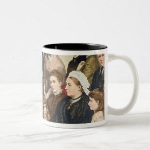Caneca De Café Em Dois Tons A família real, 1880