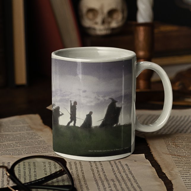 Caneca De Café Em Dois Tons A Fellowship do Anel (Criador carregado)