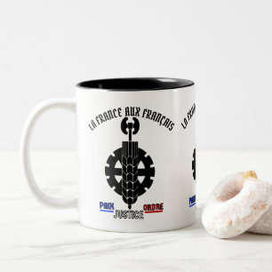 CANECA DE CAFÉ EM DOIS TONS A FRANÇA PARA OS FRANCESES