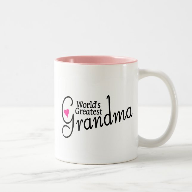 Caneca De Café Em Dois Tons A grande avó dos mundos (Direita)