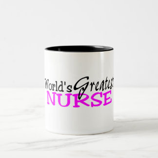 Caneca De Café Em Dois Tons A grande enfermeira dos mundos