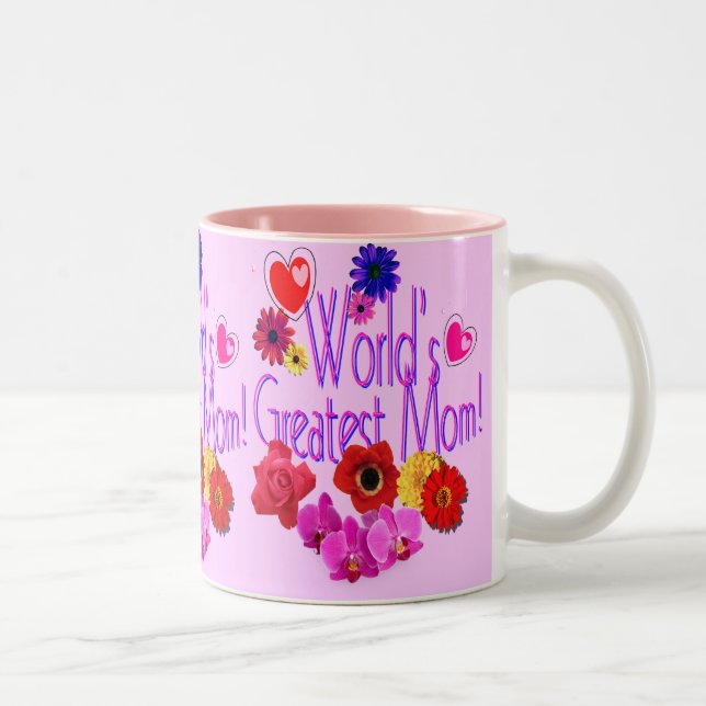 Caneca De Café Em Dois Tons A grande mamã do mundo! (Direita)