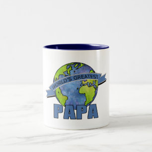 Caneca De Café Em Dois Tons A grande papá do mundo