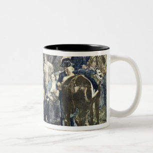 Caneca De Café Em Dois Tons A greve do mineiro em Carmaux