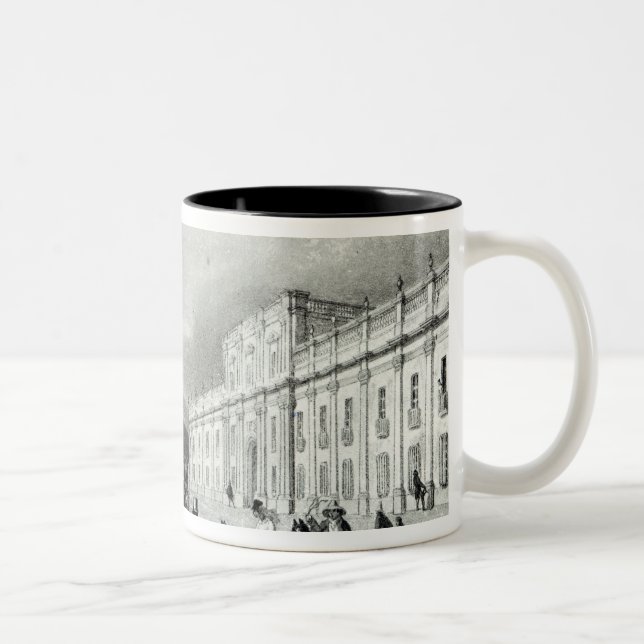 Caneca De Café Em Dois Tons A hortelã de Santiago (Direita)