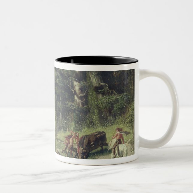 Caneca De Café Em Dois Tons A Idade da Pedra (Direita)