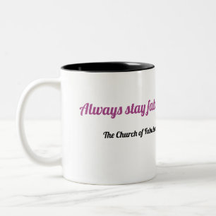 Caneca De Café Em Dois Tons A Igreja da Fabulosidade Mug