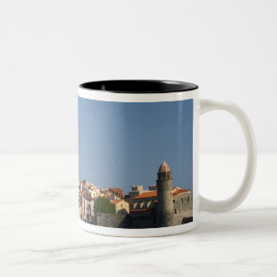 Caneca De Café Em Dois Tons A igreja Eglise Notre Dame des Anges, nossa senhor