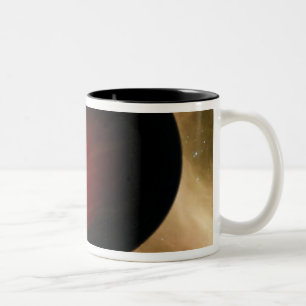 Caneca De Café Em Dois Tons A ilustração de um Jupiter quente chamou HD