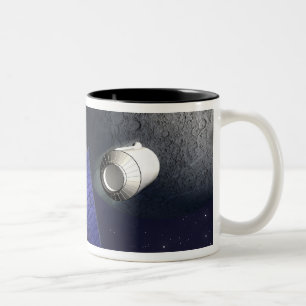 Caneca De Café Em Dois Tons A ilustração do artista