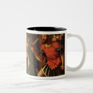 Caneca De Café Em Dois Tons A imagem da adoração dos Magi