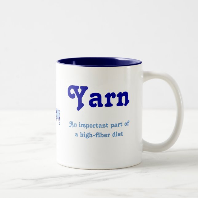 Caneca De Café Em Dois Tons A importância do fio (Direita)