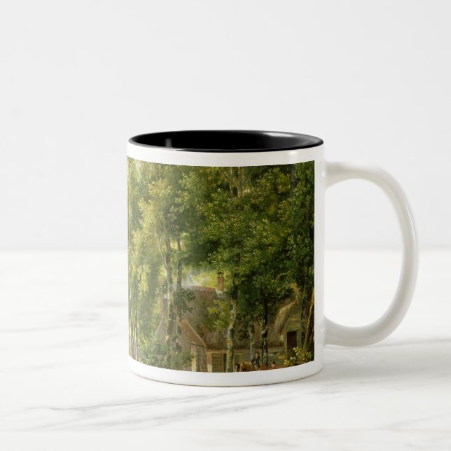 Caneca De Café Em Dois Tons A lagoa da vila (Direita)