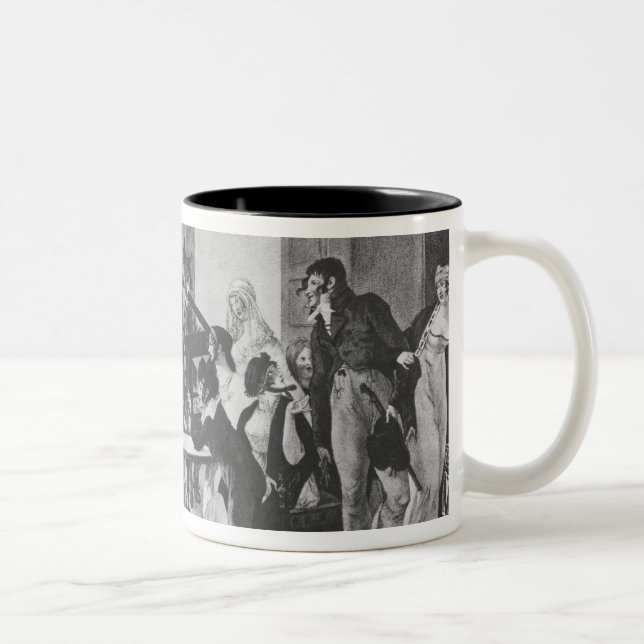 Caneca De Café Em Dois Tons A lanterna mágica, 1798 (Direita)