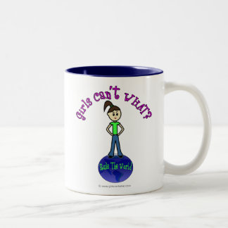 Caneca De Café Em Dois Tons A Leve Regra A Garota Do Mundo