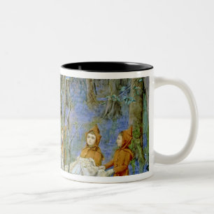 Caneca De Café Em Dois Tons A madeira feericamente