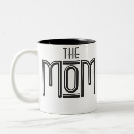 Caneca De Café Em Dois Tons "A" Mãe Mug