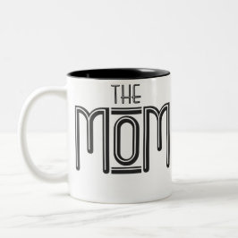 Caneca De Café Em Dois Tons "A" Mãe Mug