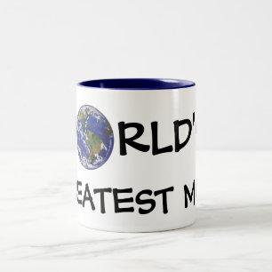 Caneca De Café Em Dois Tons A Maior Mãe do Mundo Mug