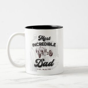 Caneca De Café Em Dois Tons A Mais Incrível Caneta De Corrida De Pai