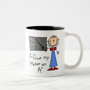 Caneca De Café Em Dois Tons A mais o professor