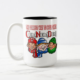 Caneca De Café Em Dois Tons A Maneira Correta De Ortografar O Humor Mug Do Can