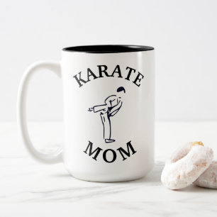 Caneca De Café Em Dois Tons A melhor do "MAMÃ KARATÉ" nunca! Dia das mães