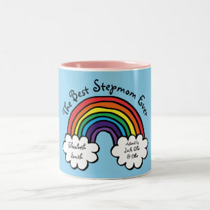 Caneca De Café Em Dois Tons A Melhor Madrasta, Madrasta de Todos os Tempos Arc