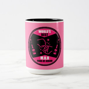 Caneca De Café Em Dois Tons A melhor Madrinha de casamento do mundo
