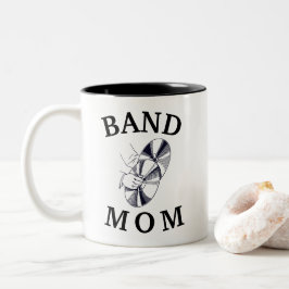 Caneca De Café Em Dois Tons A melhor "MÃE BANDA" de todos os tempos! Dia das M