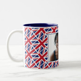 Caneca De Café Em Dois Tons A MELHOR MÃE BRITÂNICA - Foto de União Personaliza