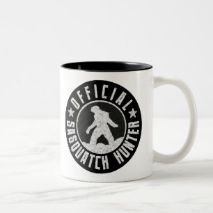Caneca De Café Em Dois Tons A melhor versão - design OFICIAL do caçador de