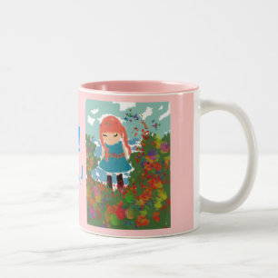 Caneca De Café Em Dois Tons A menina do pai