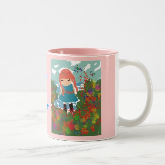 Caneca De Café Em Dois Tons A menina do pai (Direita)