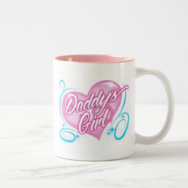 Caneca De Café Em Dois Tons A menina do pai (Direita)