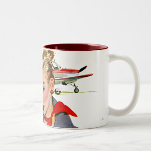 Caneca De Café Em Dois Tons A menina que roubou aviões