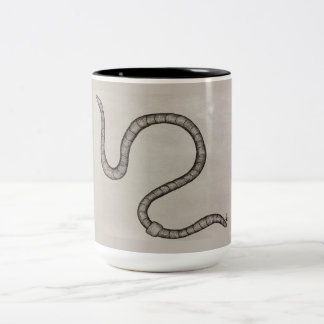 Caneca De Café Em Dois Tons A minhoca