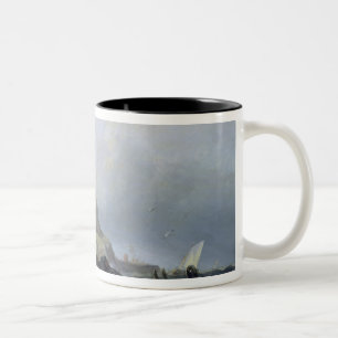 Caneca De Café Em Dois Tons A montagem de St Michael, Cornualha