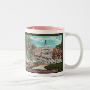 Caneca De Café Em Dois Tons A Mug de Café do Capitol Americano
