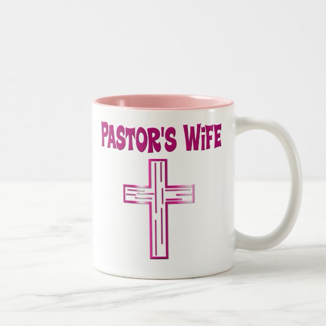 Caneca De Café Em Dois Tons A Mulher do Pastor Mug (Direita)