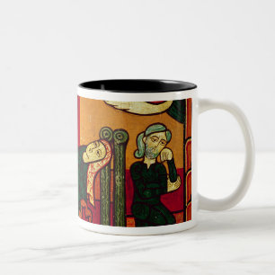 Caneca De Café Em Dois Tons A natividade