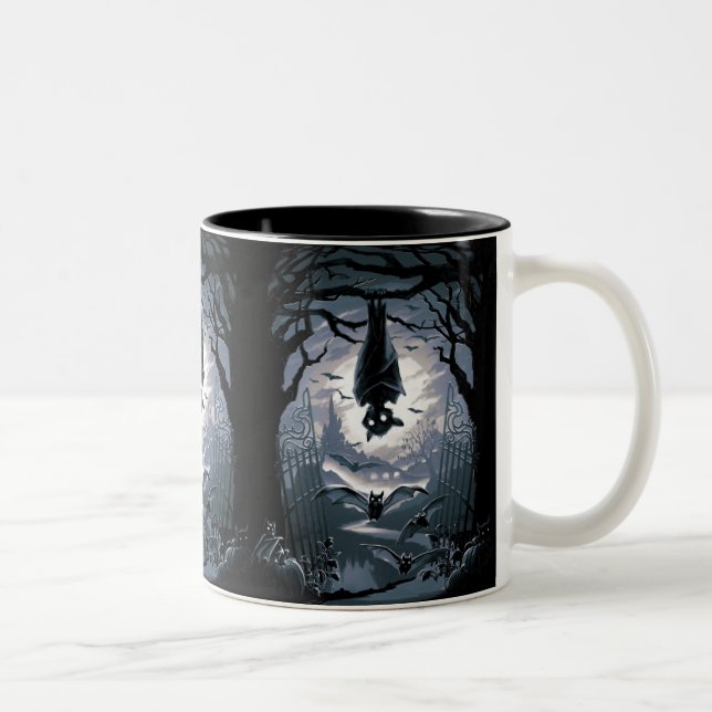 Caneca De Café Em Dois Tons A Noite o Regozija (Direita)