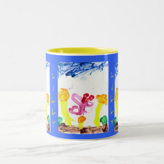 Caneca De Café Em Dois Tons A obra-prima de Lilly