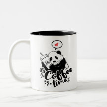 A panda ama o café